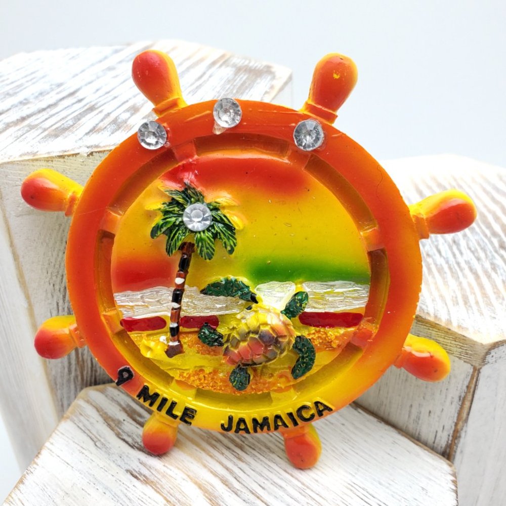 Nine Mile Fridge Magnet Jamaica Travel Souvenir Saint Ann Parish Tourist Gift 3D